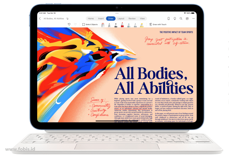 iPad 10.9 (2022), Kombinasi Desain Cantik Dan Kualitas Apik