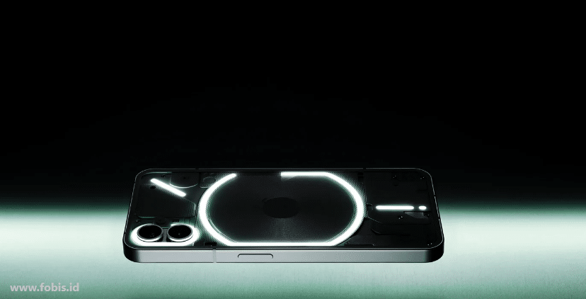 Nothing Phone 1 ponsel dengan desain futuristik