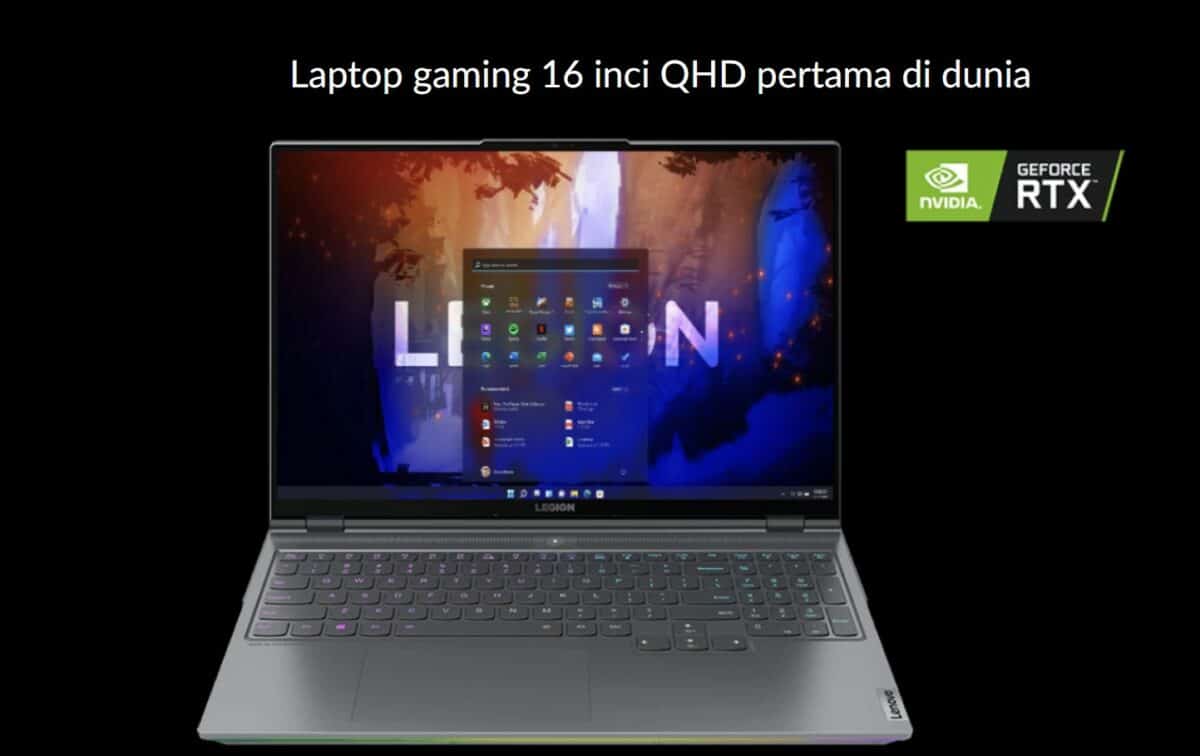 Harga Lenovo Legion 7, Laptop Gaming dengan Desain Mewah
