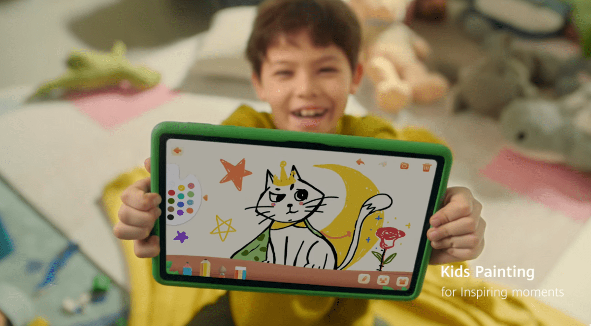 Kreativitas anak dengan Huawei MatePad SE Kids Edition