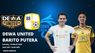 Dewa United vs Barito Putera