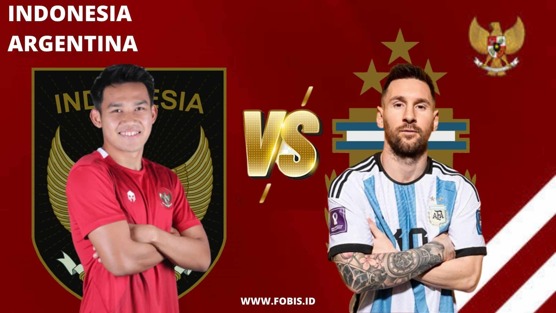 Timnas Indonesia VS Argentina
