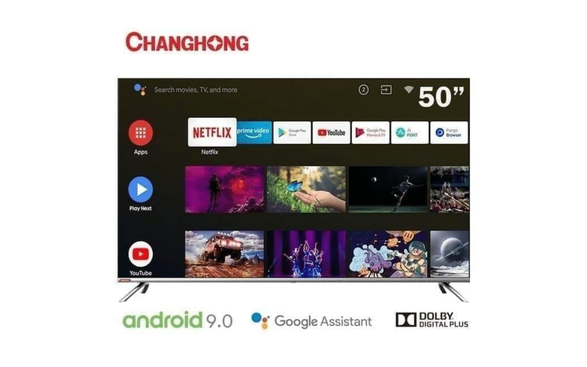 Changhong 4K UHD Android 9.0 Smart TV U50K2
