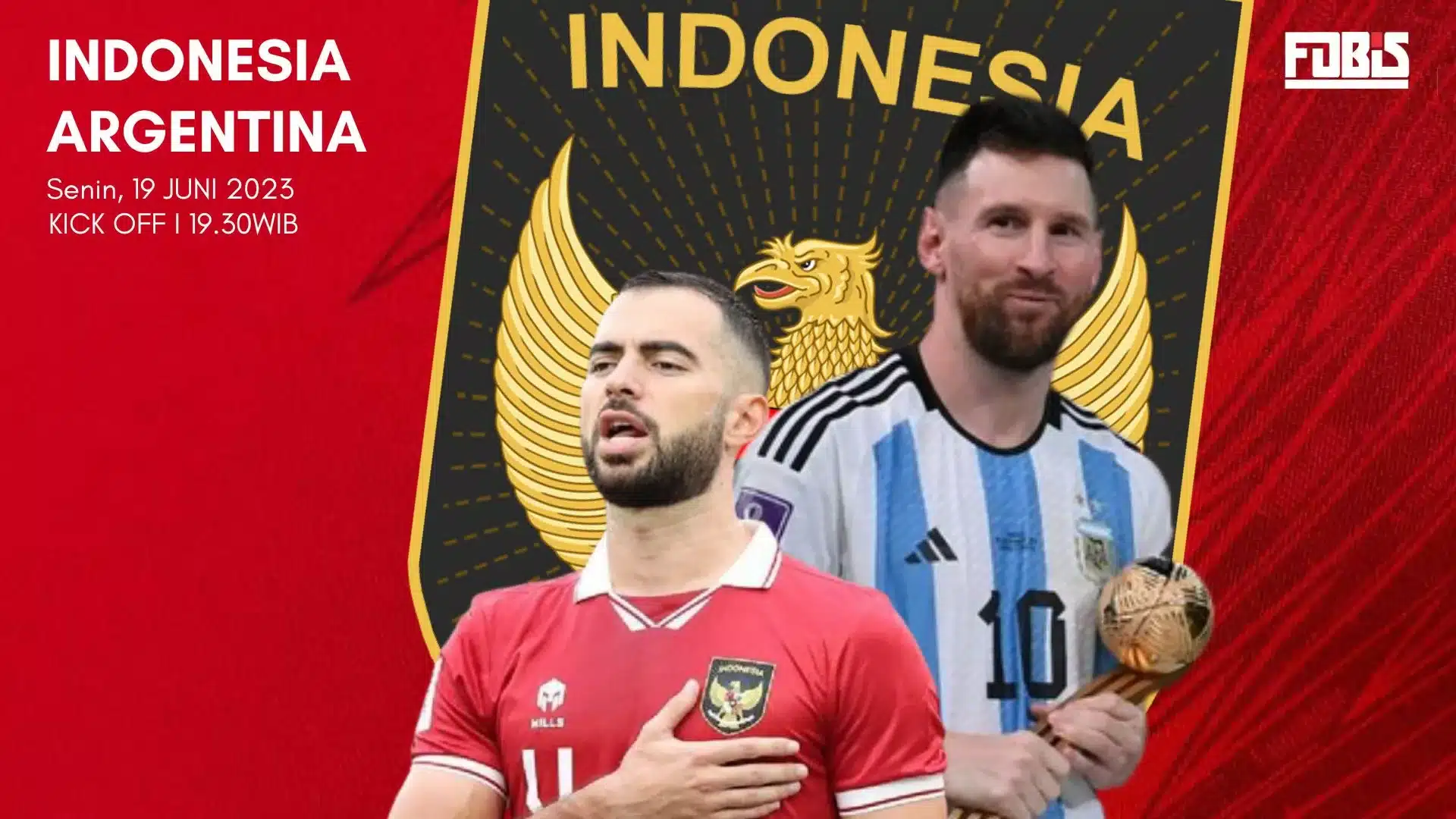 Laga Timnas Indonesia vs Argentina