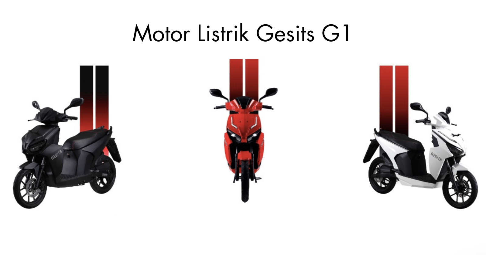 performa motor listrik Gesits G1