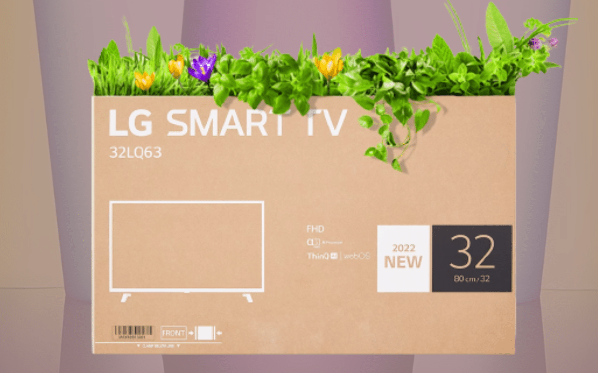 Packaging LG Smart TV 32 inch Ramah Lingkungan